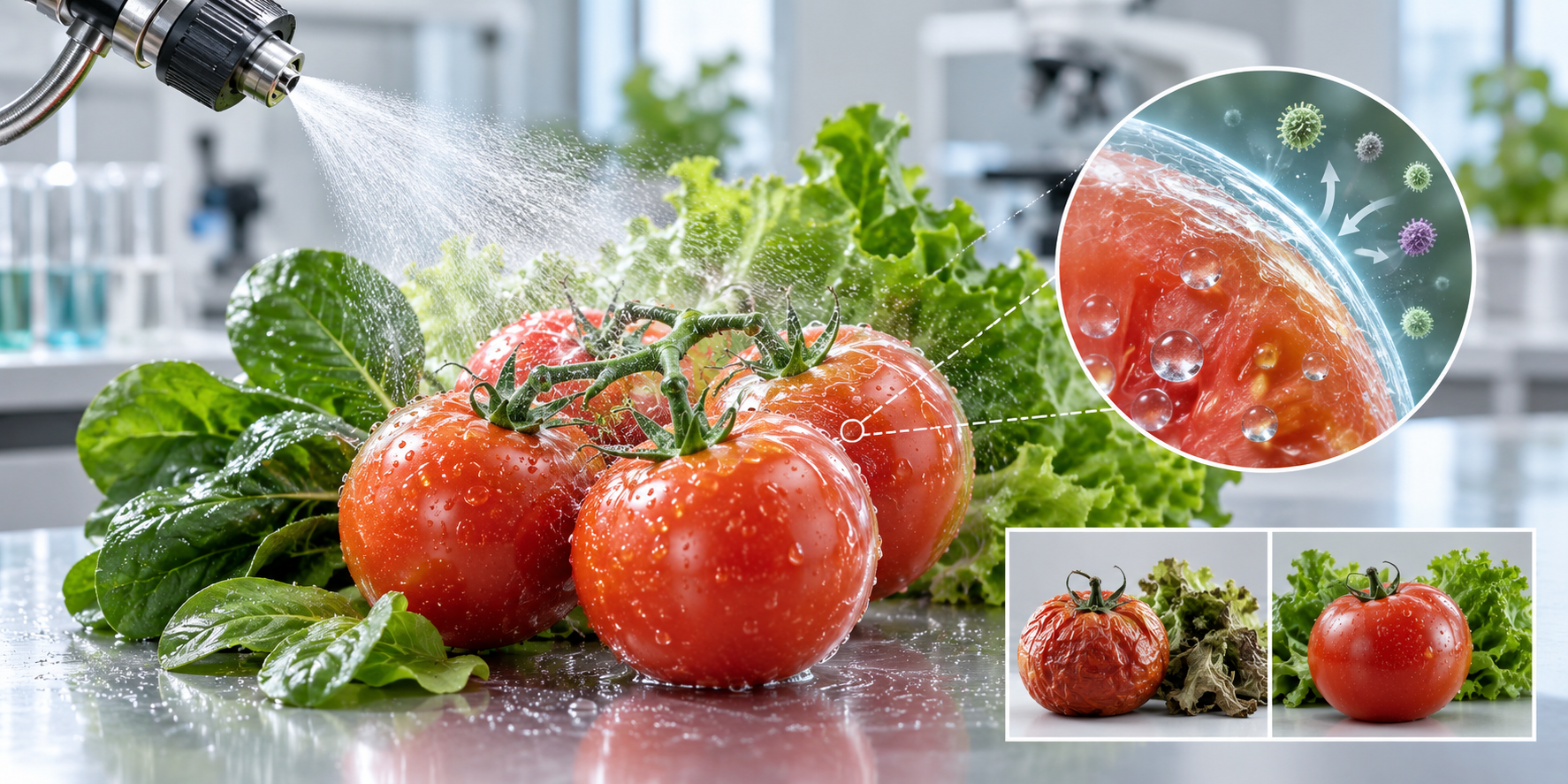 Edible coatings of agricultural products